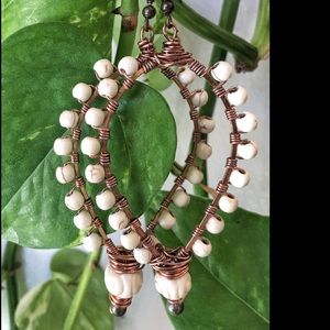 Wire Wrapped Boho Earrings